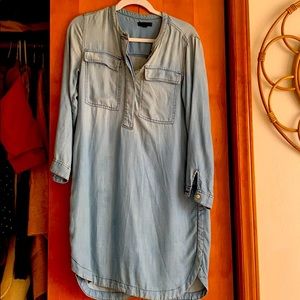 J. Crew Chambray Dress Small